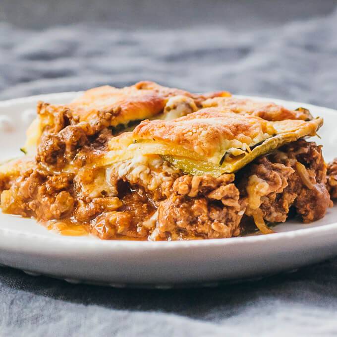 Zucchini lasagna recipe 
