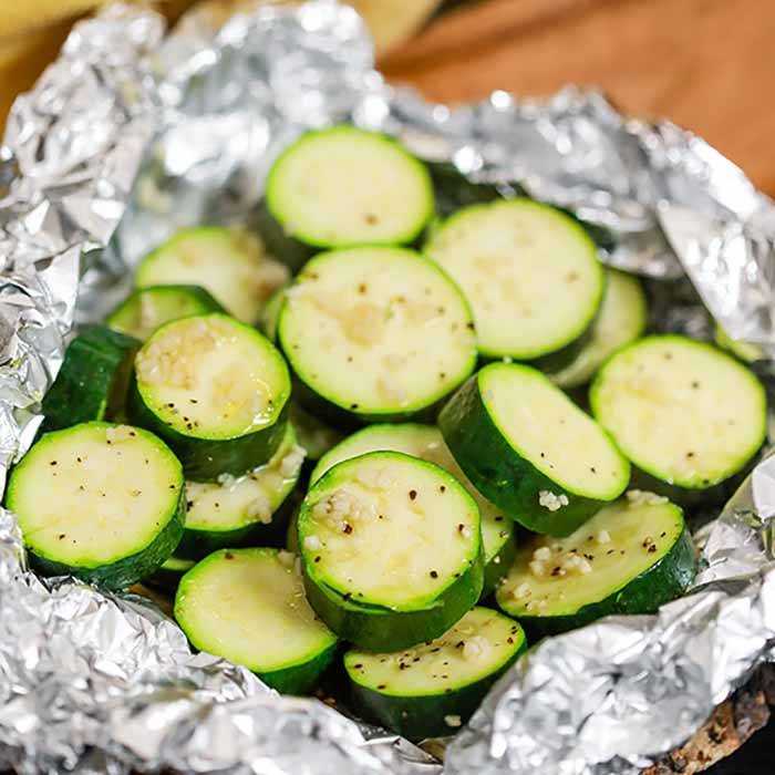 zucchini foil packet