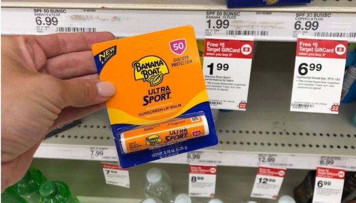 Banana Boat Sunscreen Lip Balm Just $0.29 at Target!