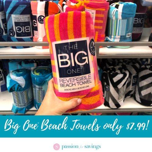 Best Deals on Beach Towels! Big One Beach Towels just 7.99!
