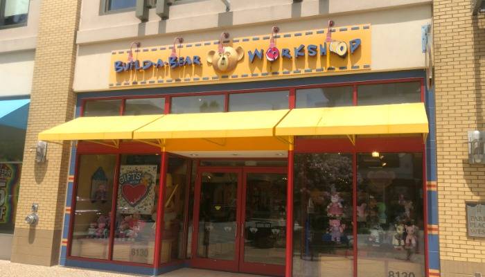 build a bear workshop store front