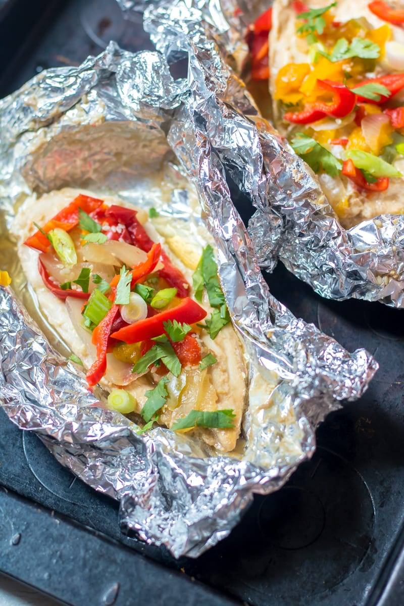 teriyaki chicken foil packet