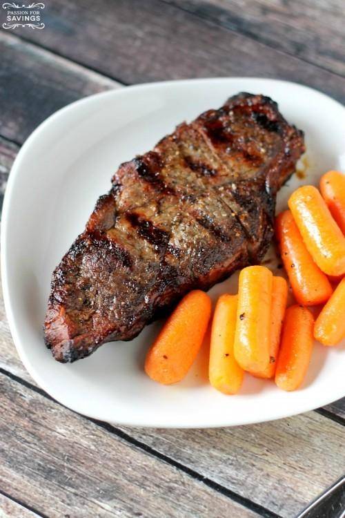 grilled steak 