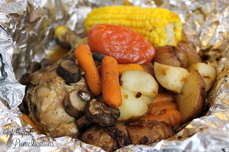 foil packet chicken and vegetables 