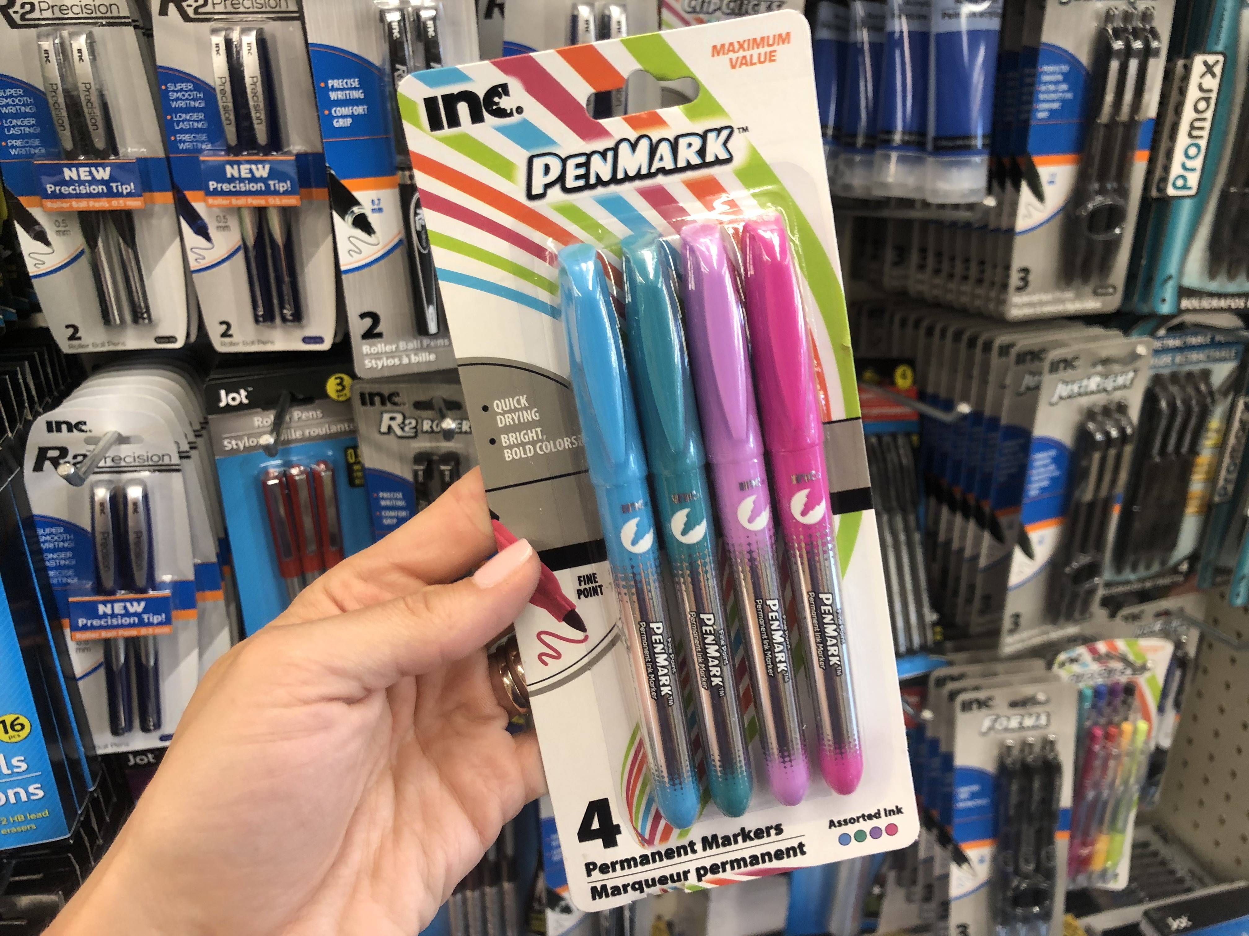 Check out these Dollar Tree School Supply Finds! Looking for affordable school supplies? Here is a list of must buy items at Dollar Tree. #DollarTree #BackToSchool #Supplies #deals #savemoney #whattobuy #B2S permanent markers for back to school