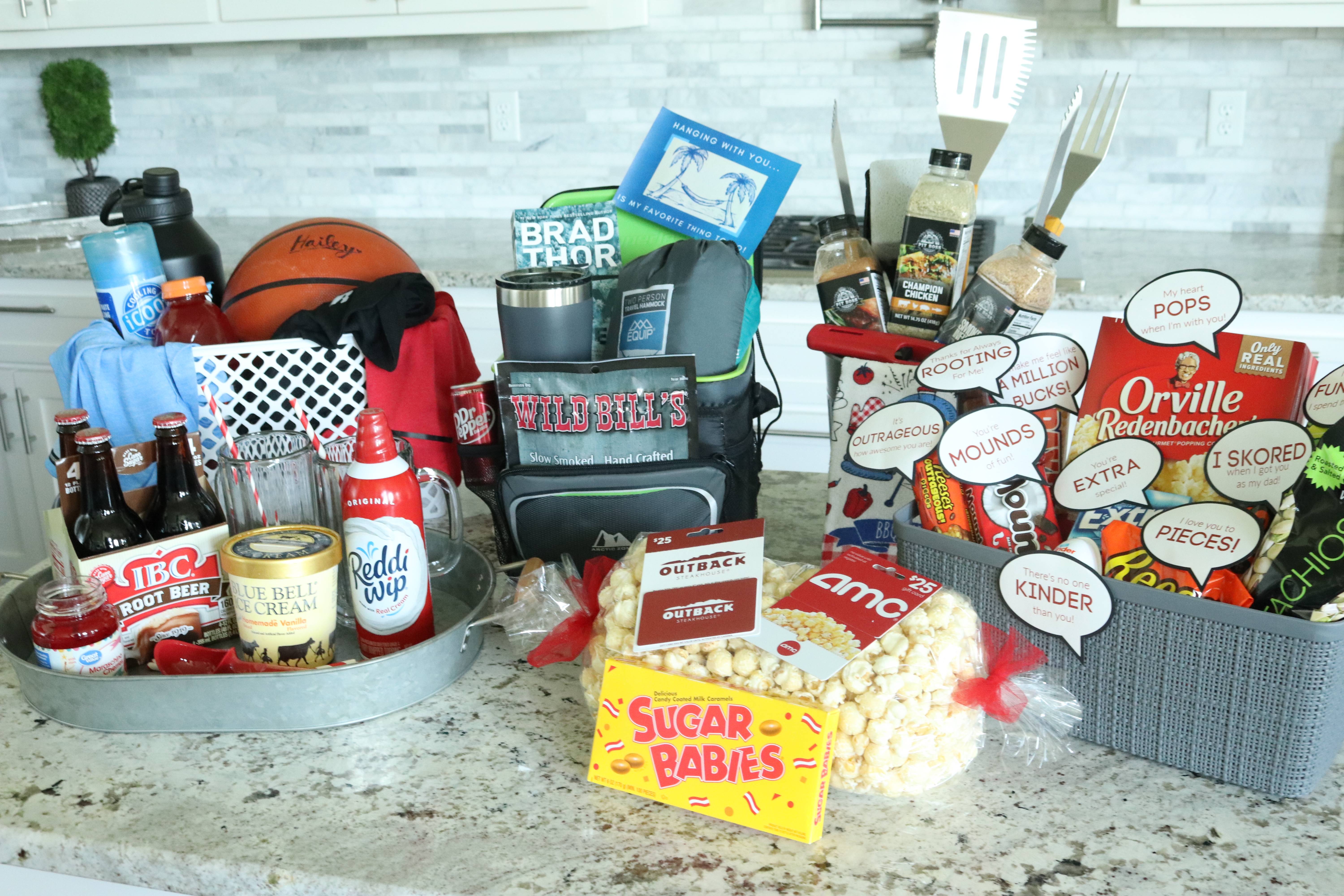 Father's Day Gift Basket Ideas 2021! DIY Gifts Dad will Love!
