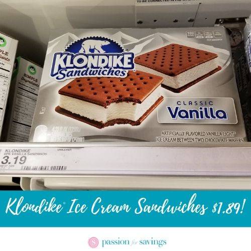 Klondike Ice Cream Sandwiches Just $1.89 at Target!
