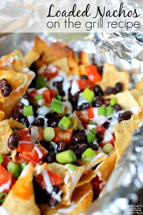 loaded nachos in foil packet