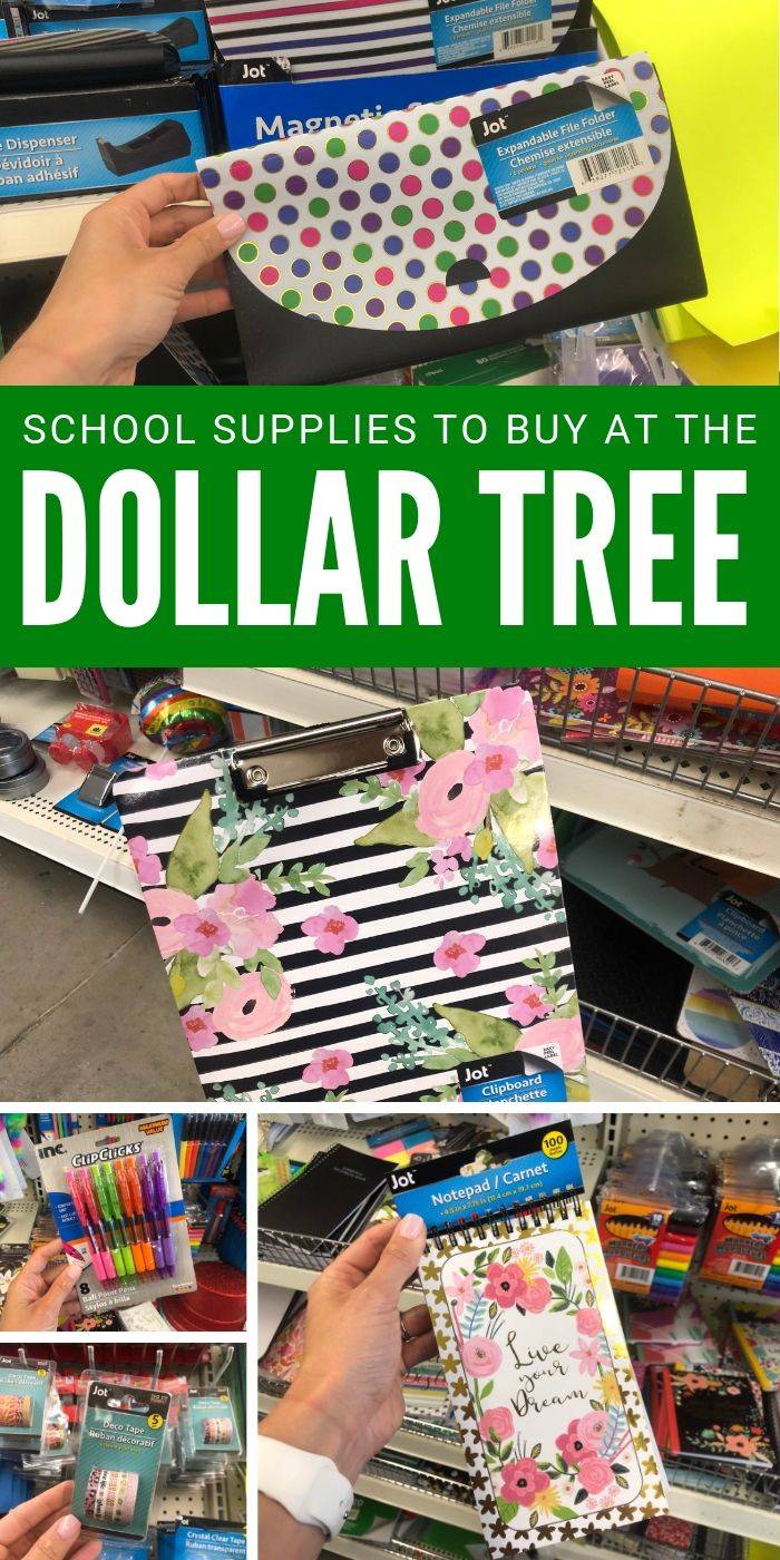 dollar tree school supplies