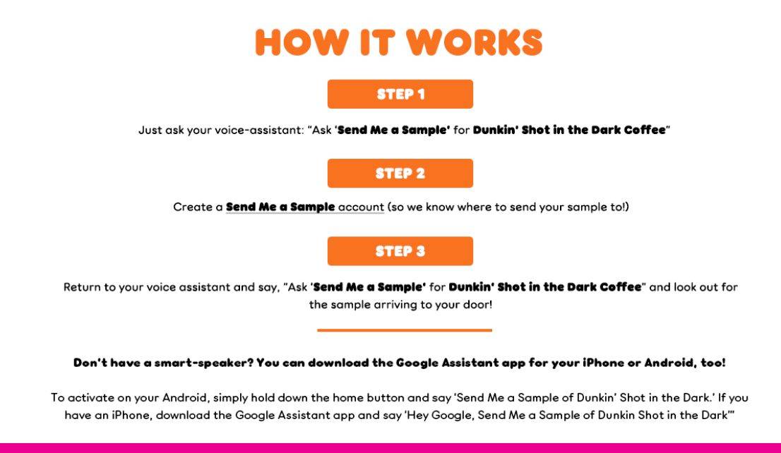 FREE Dunkin' Donuts Shot in the Dark Coffee Sample