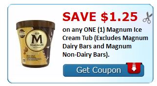 magnum ice cream coupons