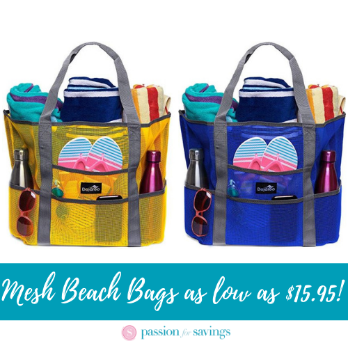 Dejaroo Mesh Beach Bag as low as 15.95!
