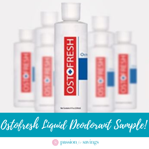 FREE Ostofresh Liquid Deodorant Sample