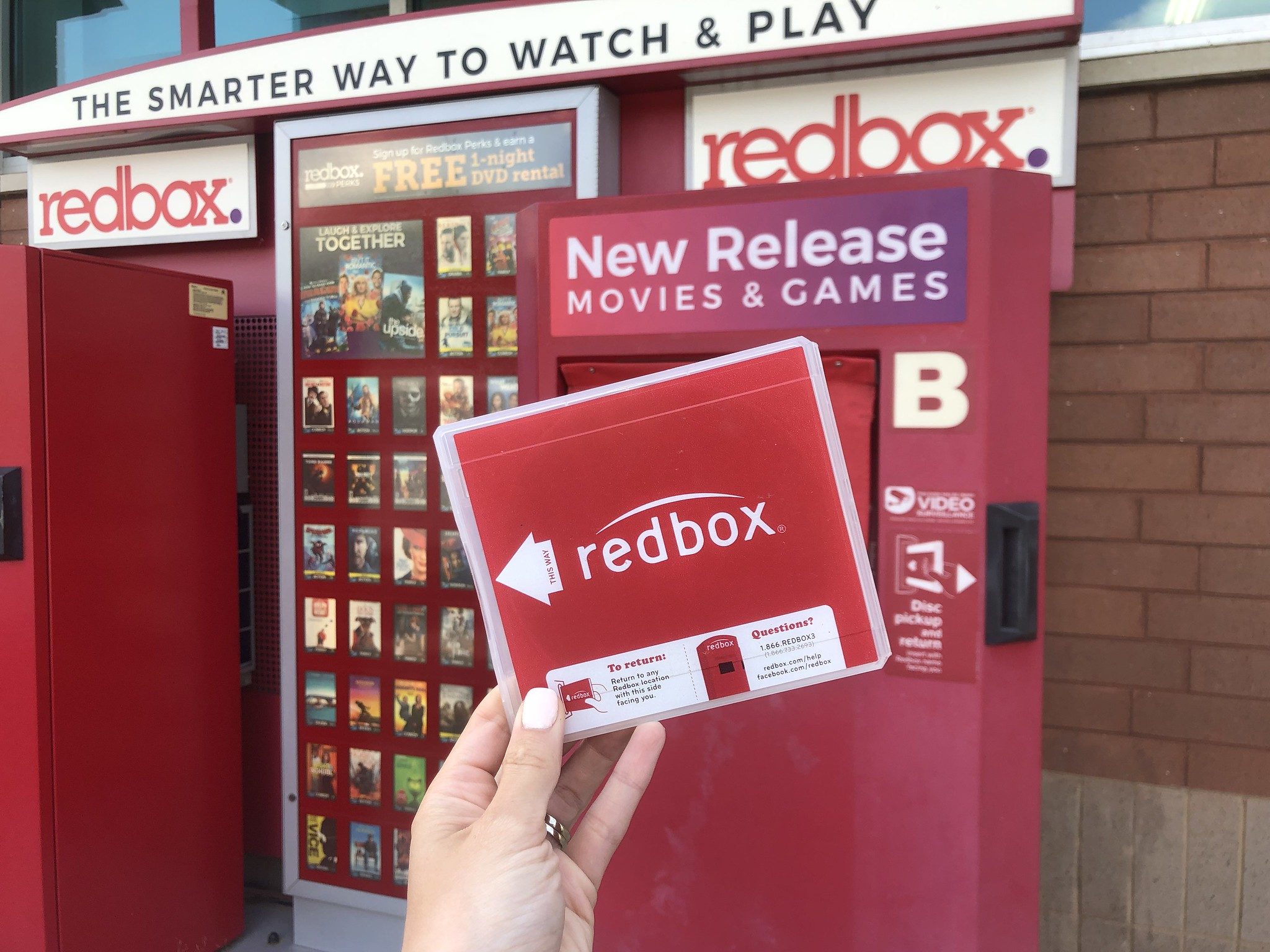 Redbox. The Red Box. Unique codes