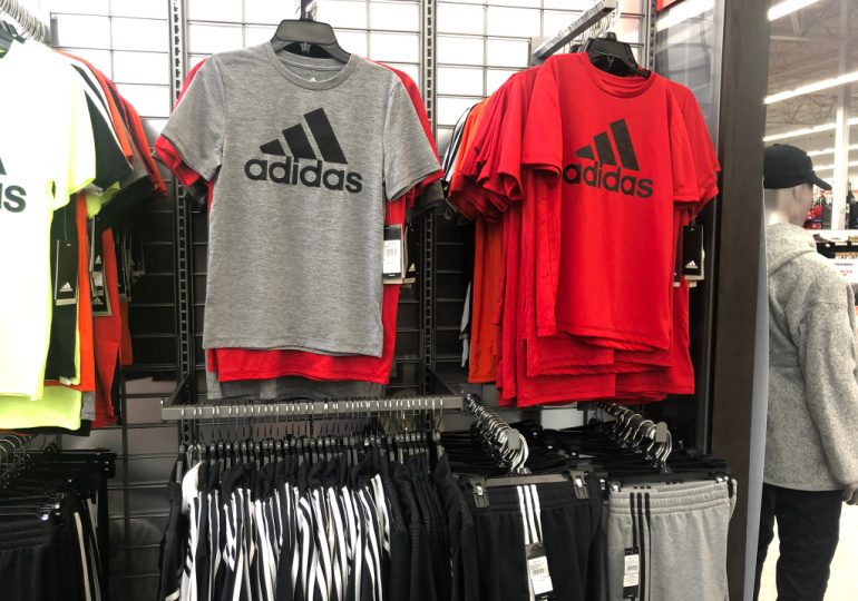 Adidas Deals - Gray and Red Adidas Shirts