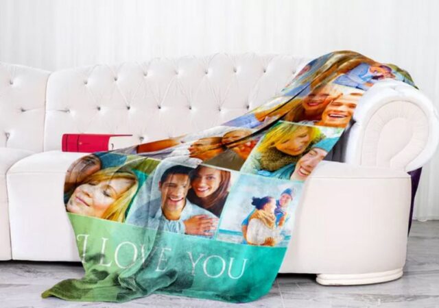 Custom Fleece Photo Blanket