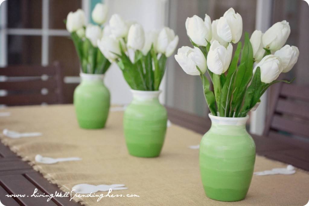 ombre vases