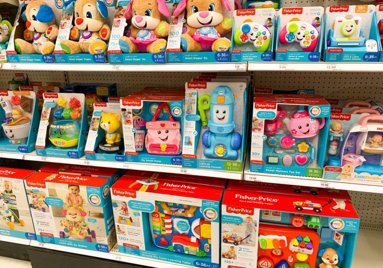 Fisher Price Deals - Fisher Price Toys on shelves