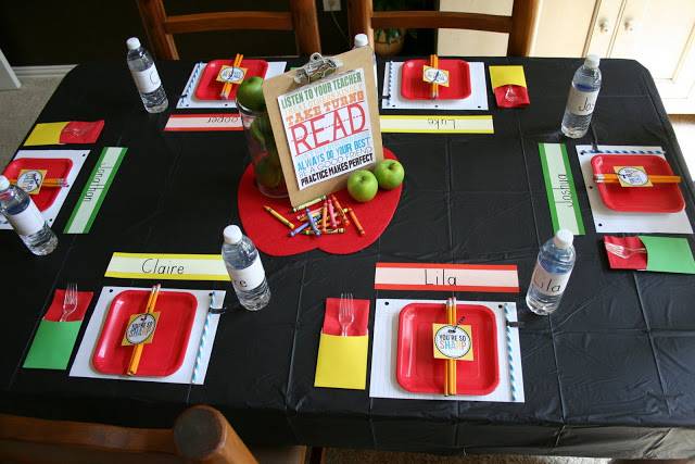 reading themed back to school party