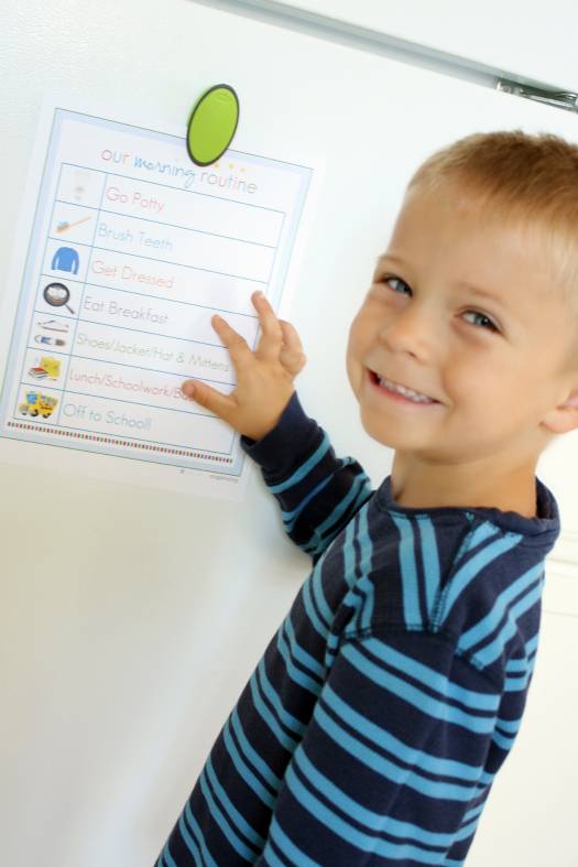 checklist for morning routine 