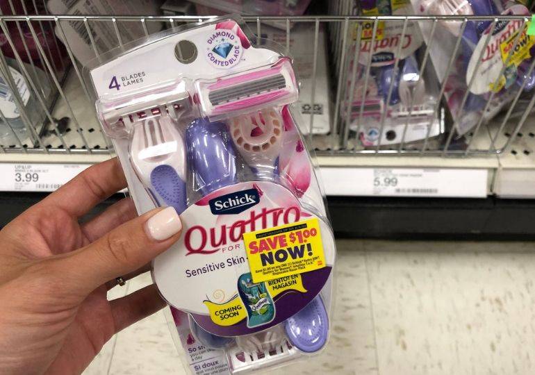 Schick Quattro Disposable Razors Just $1.99 Per Pack at Target!