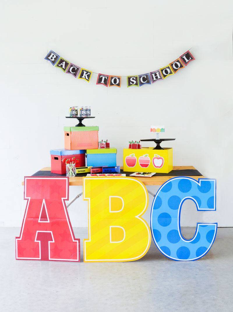 abc party idea 