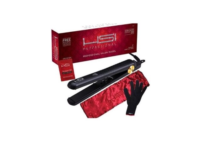 HSI Ceramic Ionic Flat Iron - flat iron stock photo