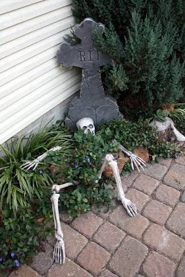 skeleton graveyard