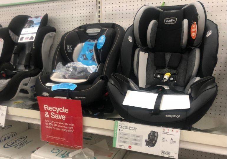 target turn in car seat