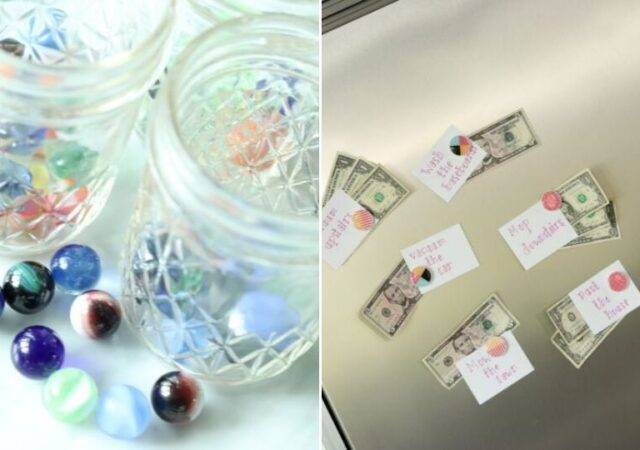 chore chart with money