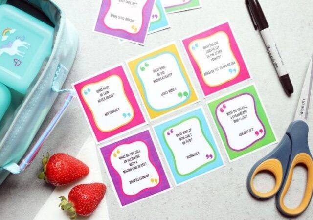 lunch box jokes free printables