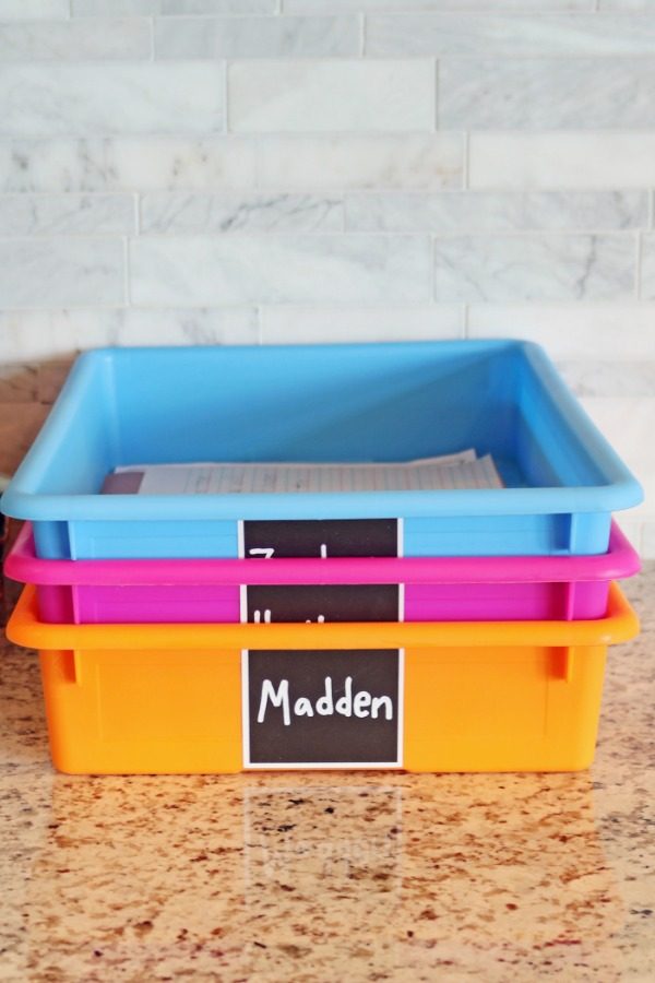 paperwork organizing