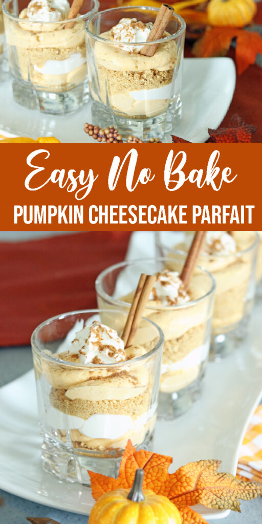 pumpkin cheesecake parfait