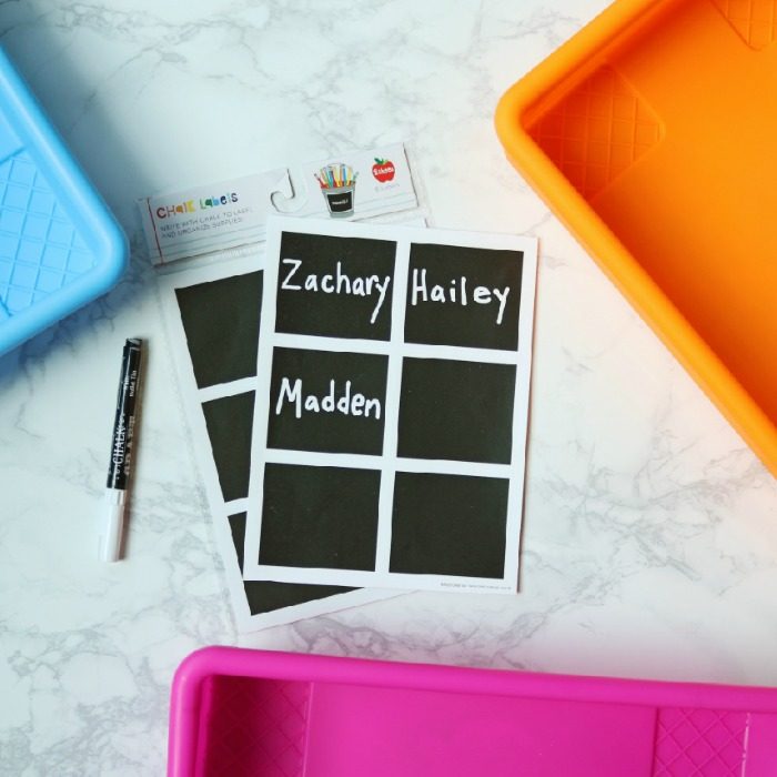 school work containers