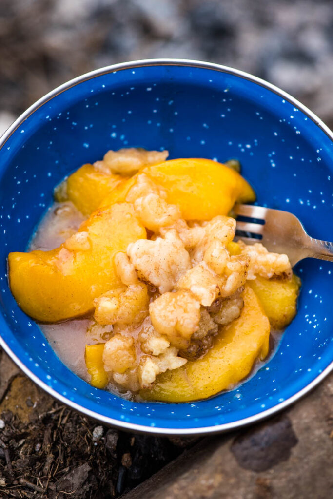 peach cobbler