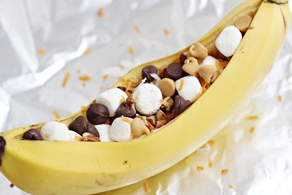 campfire bananas 