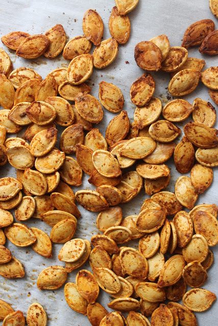 homemade seasoned pumpkin seeds
