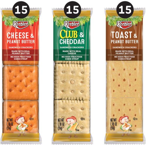 Keebler Crackers Coupons - Keebler Sandwich Cracker Variety Pack