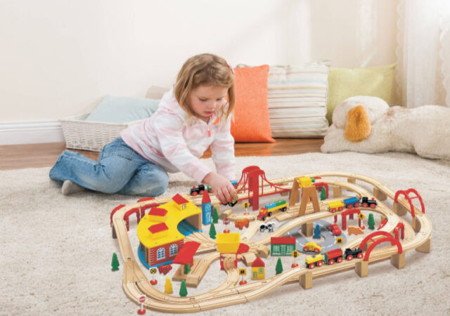 Maxim Wooden Train Set