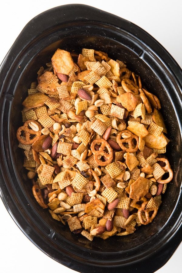 slow cooker chex mix