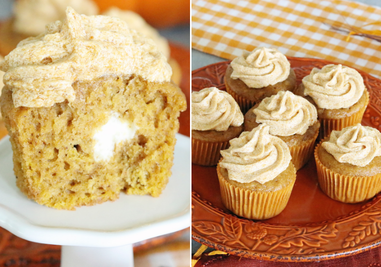 pumpkin cupcakes