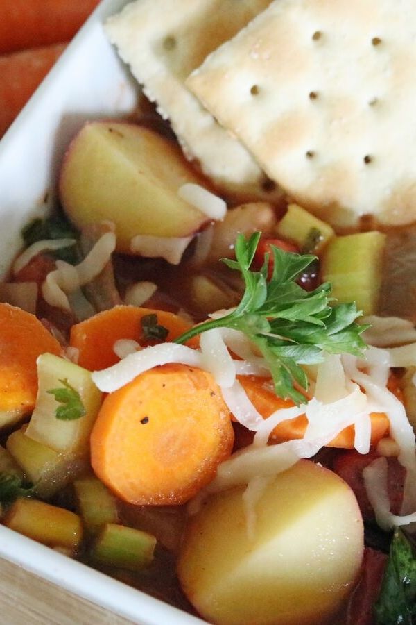 slow cooker vegetable soup no meat