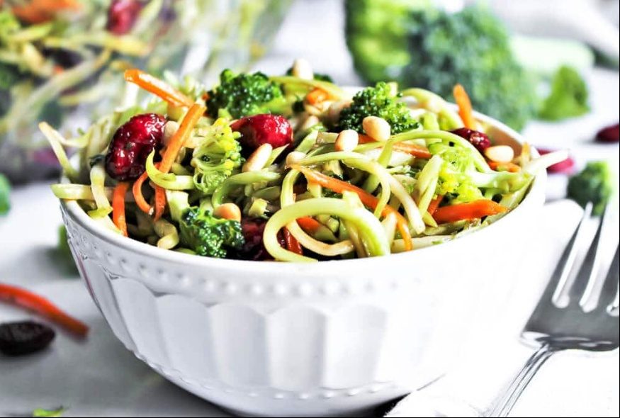 vegan broccoli salad