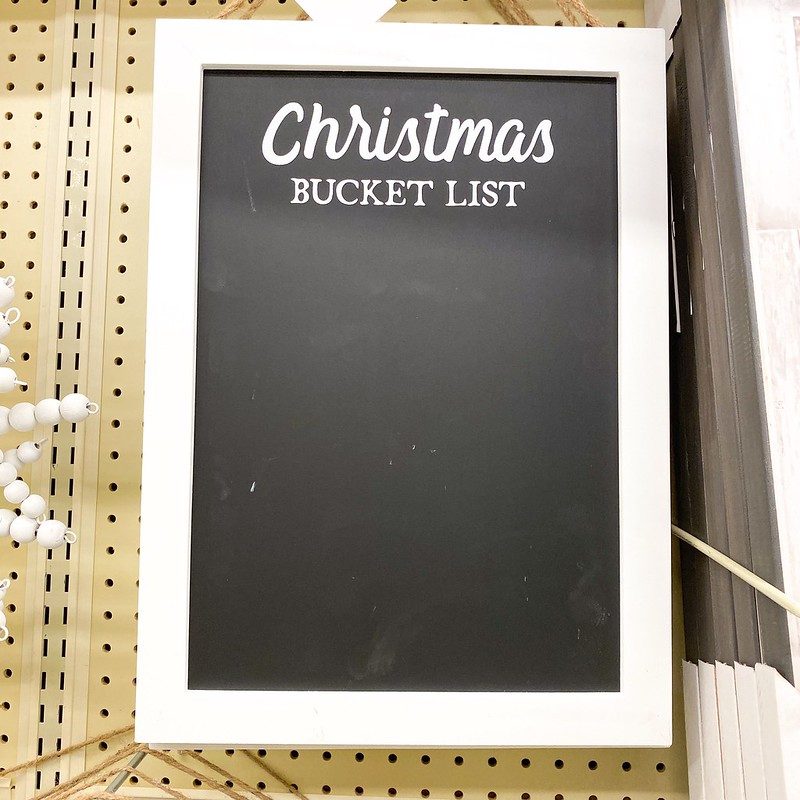 Christmas Bucket List Chalkboard&nbsp;