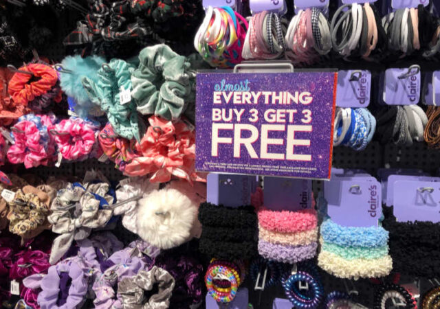 Claire's Scrunchies on Sale