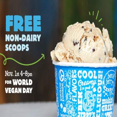 Free Ben & Jerry's Vegan Ice Cream