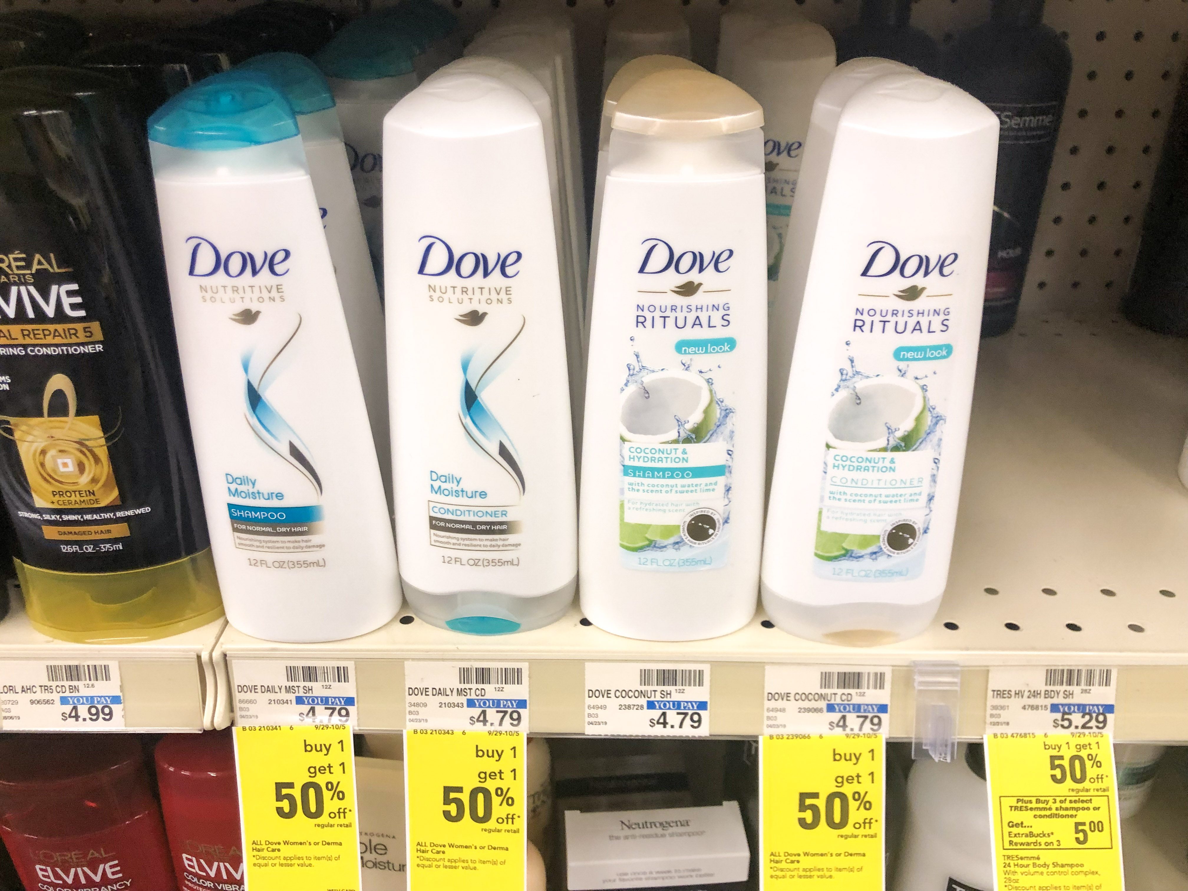 dove shampoo conditioner cvs mirum