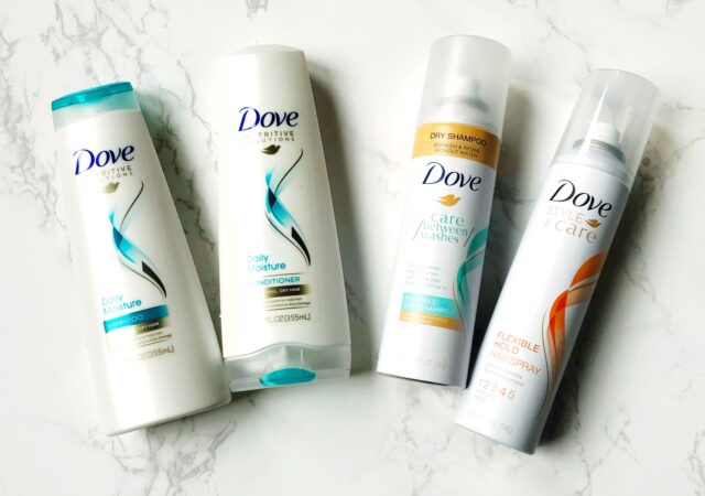 dove shampoo conditioner dry shampoo hair spray mirum cvs