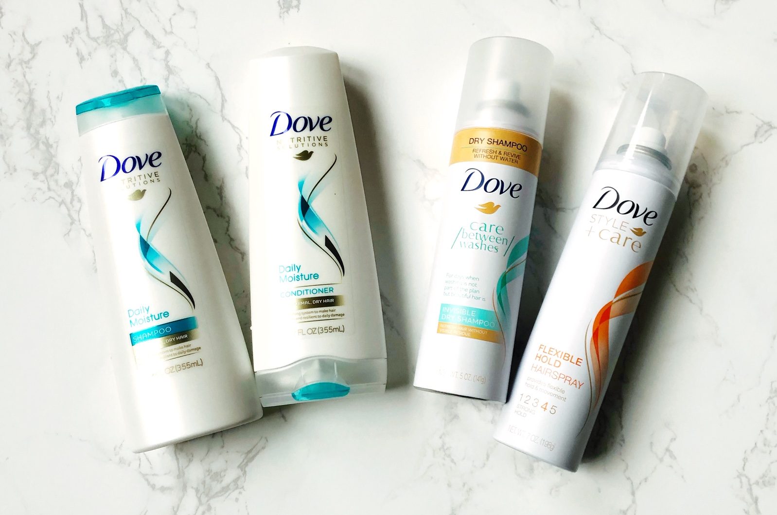 dove shampoo conditioner dry shampoo hair spray mirum cvs