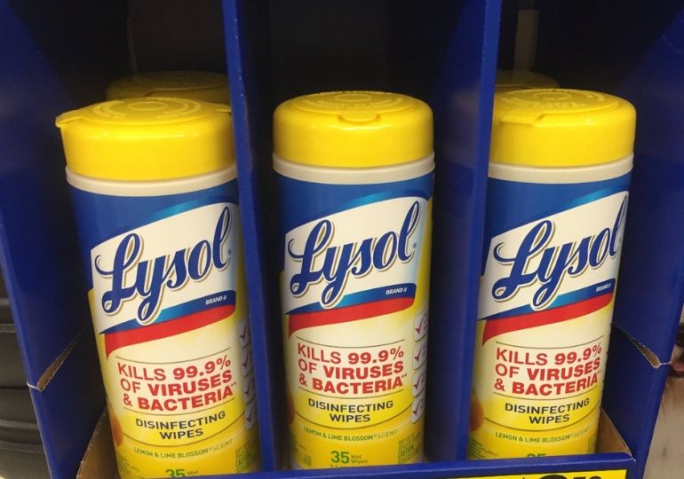 2 FREE Lysol Disinfecting Wipes 35 ct at Rite Aid!!